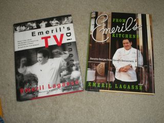 Lot of 2 Emeril Lagasse Cookbooks from Emerils Kitchen Emerils TV