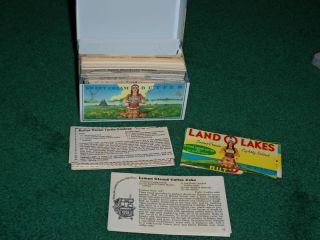 Vintage Land O Lakes Recipe Box Filled with Land O Lakes Recipes