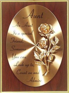 Plaque Heartfelt Inspiration Family Love 47 Aunt