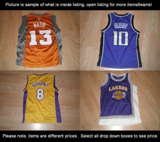 Youth NBA Western Conference Pacific Division Jerseys Lot Choose One