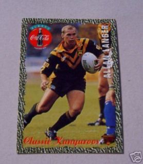 1995 Coke Rugby League Card 7 Allan Langer