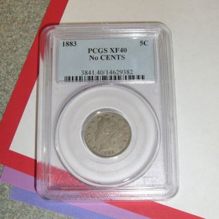 1883 No Cents Liberty Head Nickel PCGS XF40