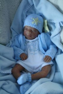 Premature Infant Baby Boy Sweet Little Dreamer by Marcia Latham