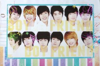 Striped Border Poster from Asia Korean Boy Band K Pop Music