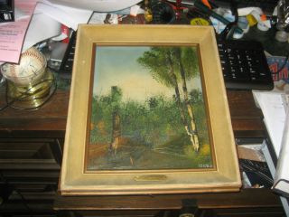 Harry Lauter Original Oil Painting Framed Landscape