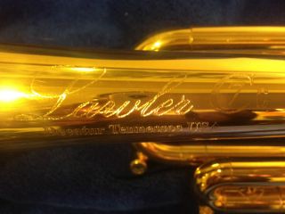 Lawler Trumpet C7C in Gold Plate Beautiful