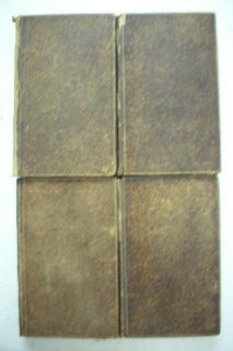 1803 4 Volume Set The Works of Laurence Sterne Leather
