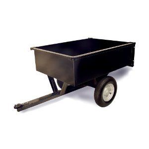  Lawn Trailer Dump Cart Tractor Pull Tow Garden Home Work Wagon Tool