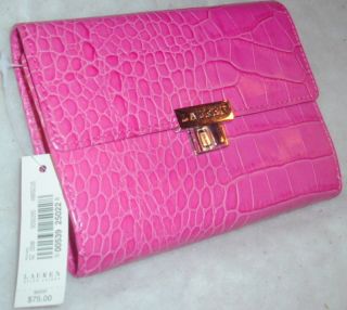 Lauren by Ralph Lauren Hibiscus Pink Womens Wallet
