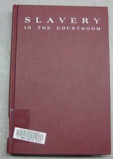 1985 Slavery in The Courtroom Lawyer Law Library Books