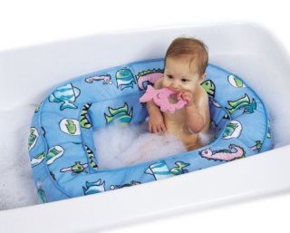 Leachco Bath N Bumper Cushioned Bath Tub Infant Baby Toddler Bathtub