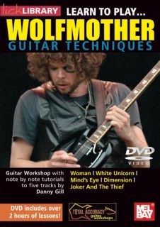 Learn to Play Wolfmother Guitar Techniques DVD D Gill