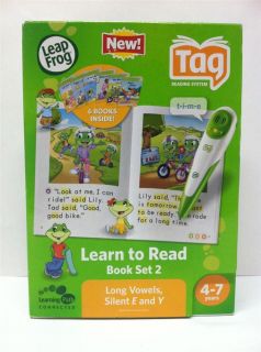 Leap Frog Tag Learn to Read Phonics Books Long Vowel Set 6 Books