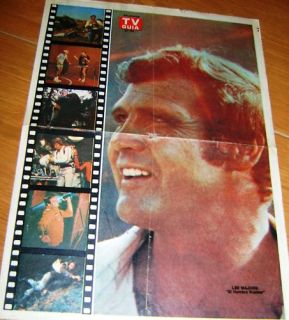 Lee Majors Six Million Dollars Man Poster 12 x 17 Argentina 1970s