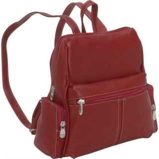 Le Donne Leather Four Pocket Premium VAQUETTA Leather Backpack Purse