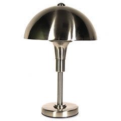 Ledu L9097 Incandescent Table Lamp with Steel Shade Brushed Steel 19 1