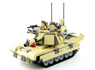 Custom Lego Army Tank M1A1 Abrams Main Battle Tank Complete Set