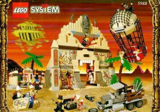 Lego Pharaohs Forbidden Ruins 5988 Set Adventurers 10 Minifigs Hotep