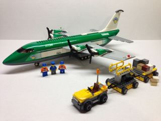 Lego 7734 Green Cargo Transportation Plane 100 Complete Very Nice L K