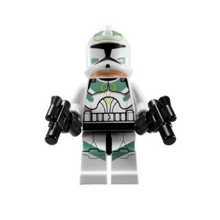 Star Wars Lego Mini Figure Clone Trooper Green
