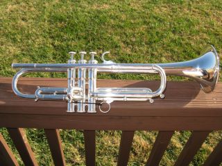 RARE Callet Sima BB Professional Trumpet Silver Plated Aligned Valves