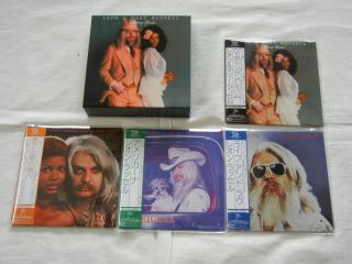 Leon Russell Japan 4 Mini LP SHM CD SS Promo Wedding Album Box Set