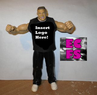  Black Carnage Shirt for Brock Lesnar Mattel Jakks WWE UFC Figures