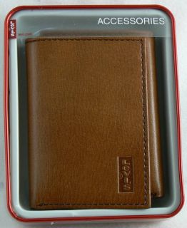 Levi Strauss Co Original Tri Fold Leather Wallet