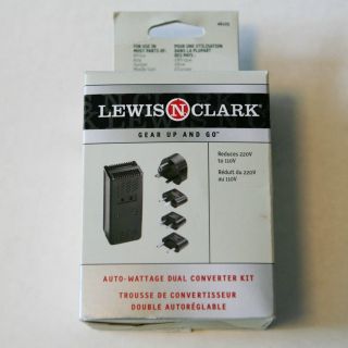 Lewis N Clark Auto Wattage Dual Converter Kit