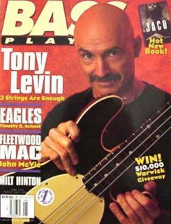 Bass Player Magazine May June 95 Tony Levin