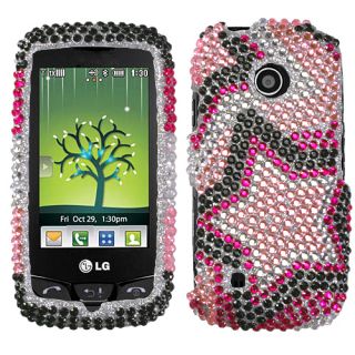 LG Attune Beacon Cosmos Touch UN270 MN270 Hard Case Cover Pink Twin