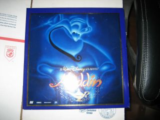 Walt Disney Classic Aladdin CAV Letterbox Laserdisc Nice