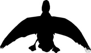 Silhouette Landing Duck Hunting Decal 8 5 x 5