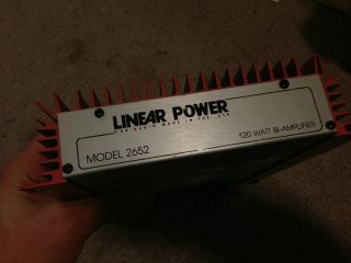 Linear Power 2652 Amplifier Red