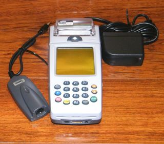 Lipman Nurit 8000s Wireless Portable Palm Credit Card Terminal w 80EM