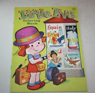 Little Eva Coloring Book Vintage 1984 New