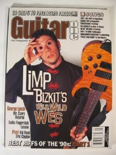 1999 Guitar One Magazine Tab Limp Bizkit Alice in Chain