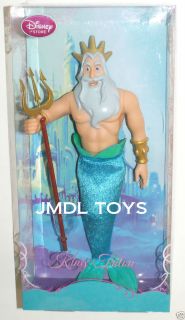  The Little Mermaid King Triton Doll New Release