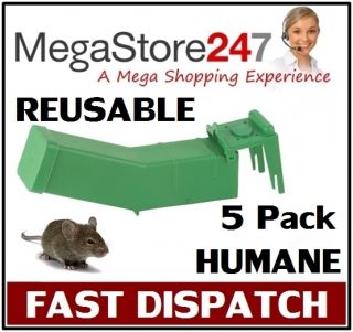 Reuseable Humane Live Mouse Mice Trap Catch Catcher