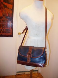 Liz Claiborne Vintage Navy Shoulder Bag