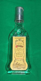 Old Germany Liquor Bottle Glass Shot Cork German Ettal