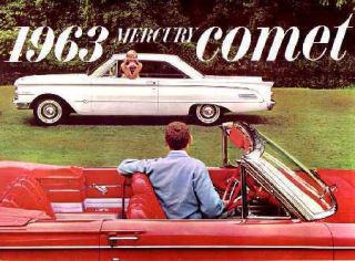 1963 Mercury Comet Sales Brochure Literature Book