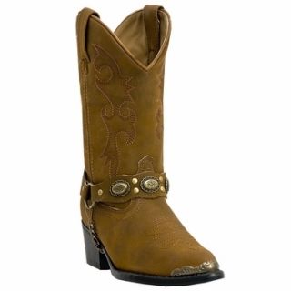 Laredo Little Concho Girls Cowboy Boots Size 3 5 6