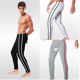 Stripe Mens Thermal Long Johns Pants Long Underwear Size XL