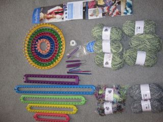 Large Lot Knifty Knitter Looms Long Rectangular Round