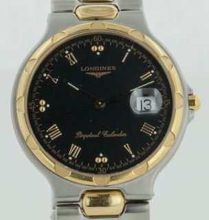 Longines Conquest 18k Gold and Stainless Steel Perpetual Calendar