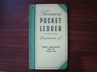 1956 John Deere Farmers Pocket Ledger