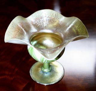 Signed Louis Comfort Tiffany Favrile Art Glass Vase Superb! The Real