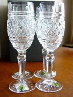 Waterford Crystal Castletown Champagne Flutes Set 4 New