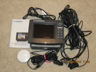 Lowrance LCX 19c Color Fishfinder Sonar Graph and Mapping GPS
